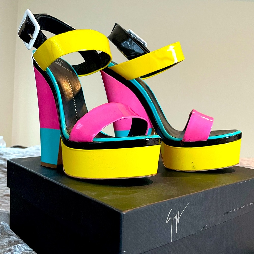 Giuseppe Zanotti Size 40 1/2 Multi Color - image 1